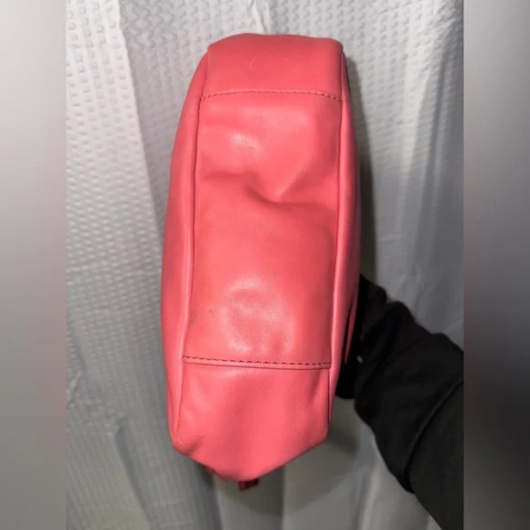 Coach Parker Resort Mini Pouch In Pink Smooth Leather - Picture 7 of 11